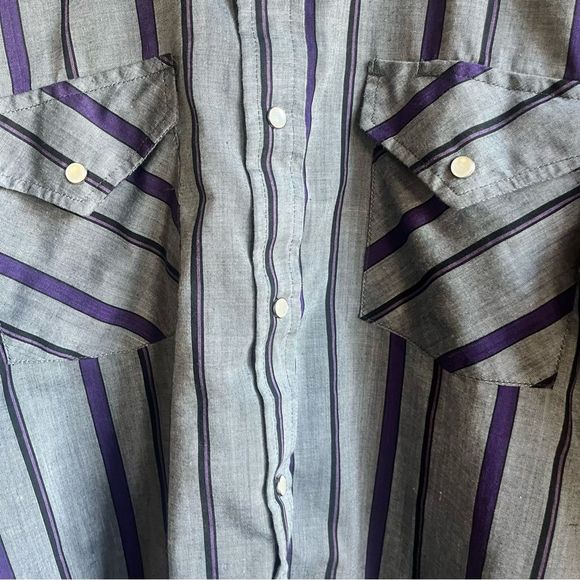 Vintage Ely Cattleman Western Pearl Snap button down - Picture 8 of 11